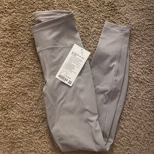 NWT Lululemon Swift Speed High Rise Legging 28” Gray Pockets 2